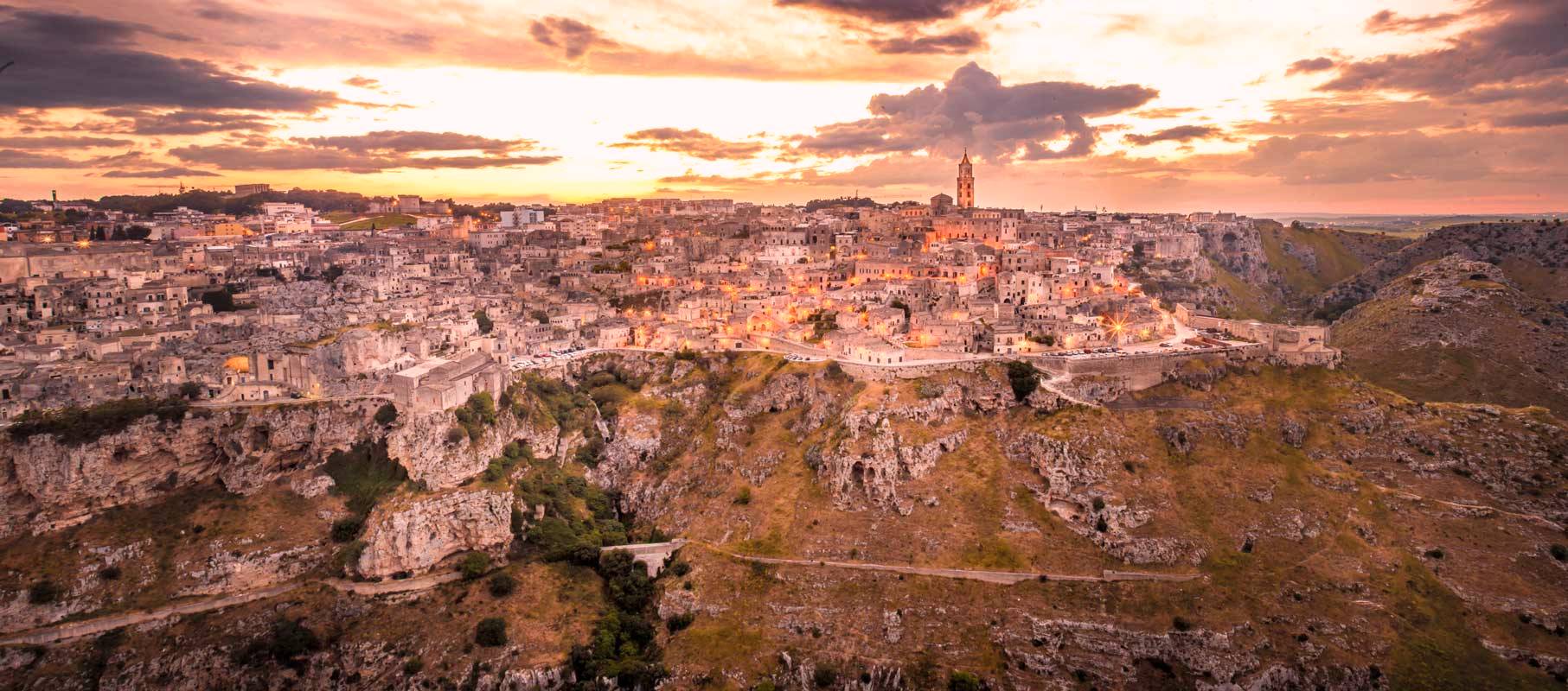 vista belvedere sassi di matera